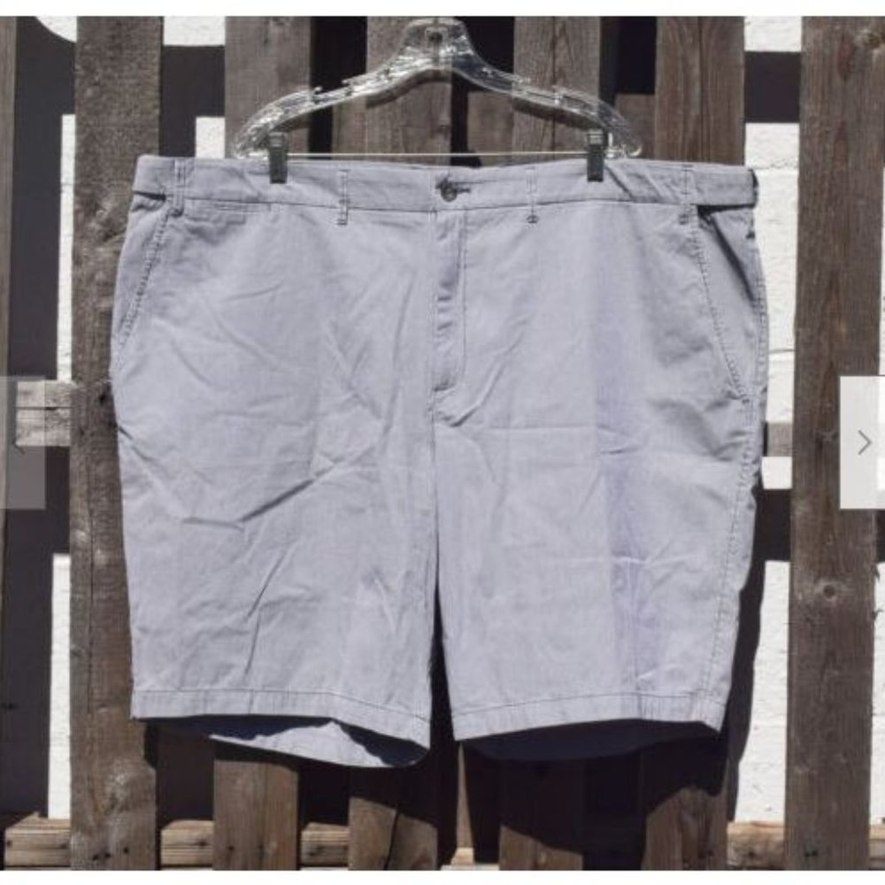 Goodfellow & Co 10.5" Inseam Gray Stripe Flat Front Linden Shorts Sz 50